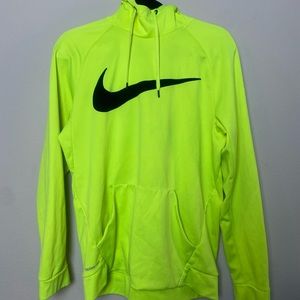 neon Nike hoodie